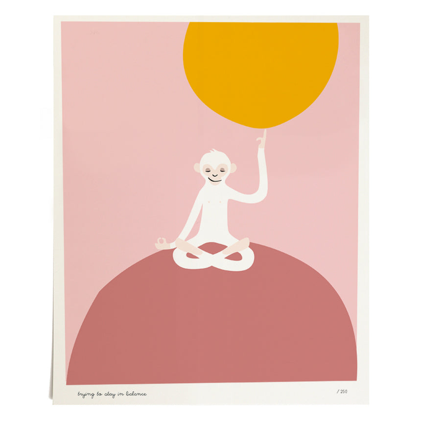 Pleased To Meet Yoga Monkey, Druck, ltd. 250 Black Friday Preise