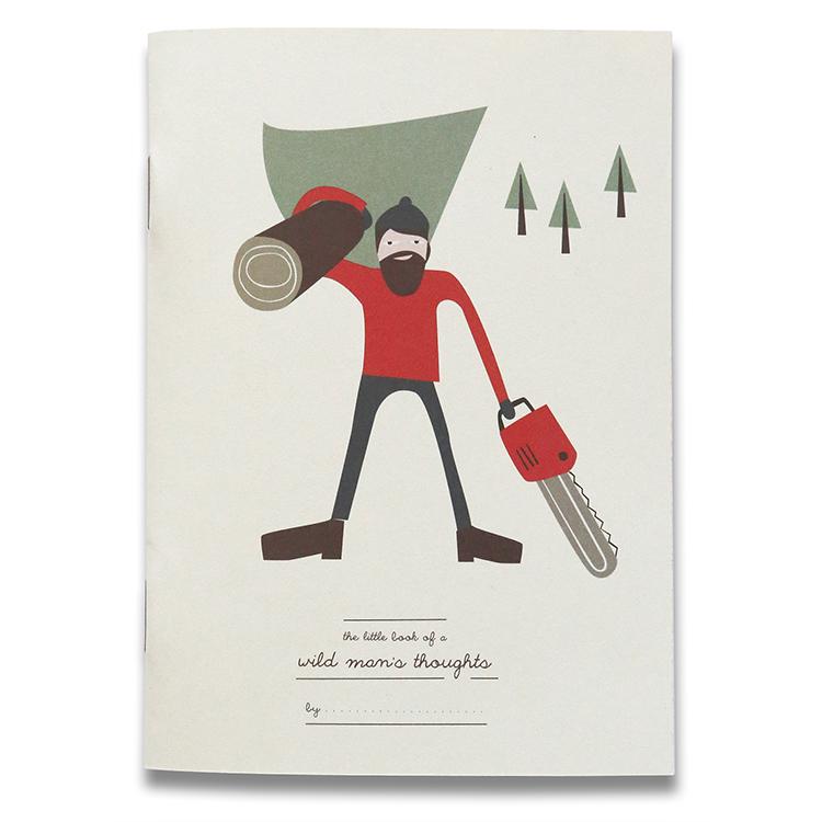 Pleased To Meet Wild Man's Thoughts Notizheft A6, liniert 50% Rabatt für begrenzte Zeit