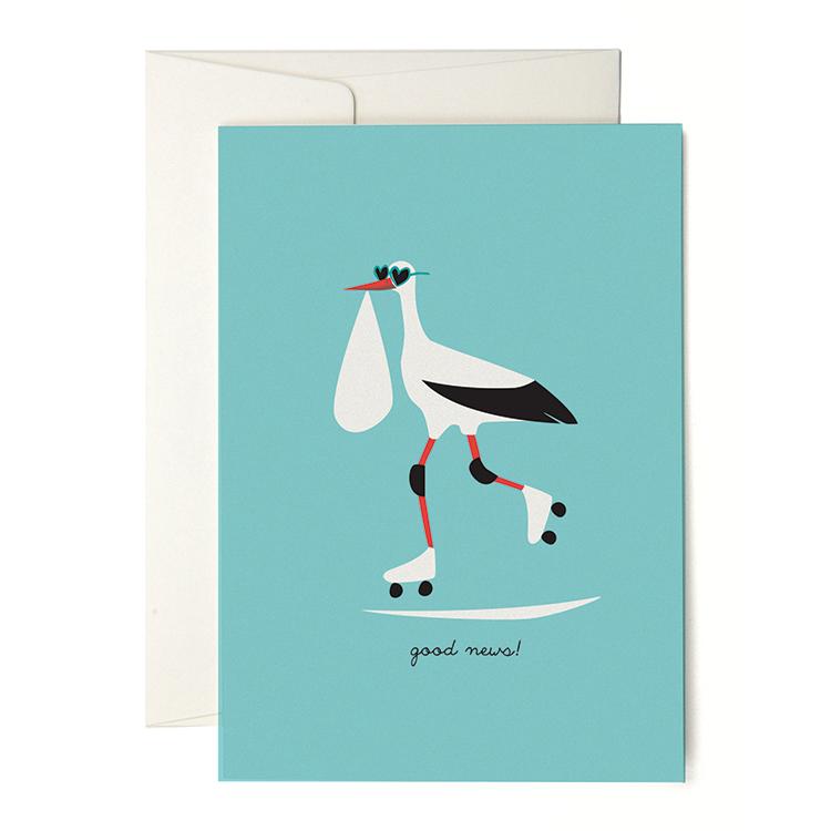 Pleased To Meet Stork Grusskarte Hotsell