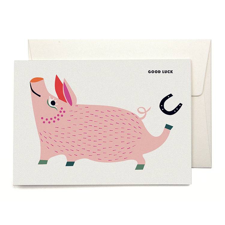 Pleased To Meet VIVA Pig Grusskarte Fabrik Onlineshop