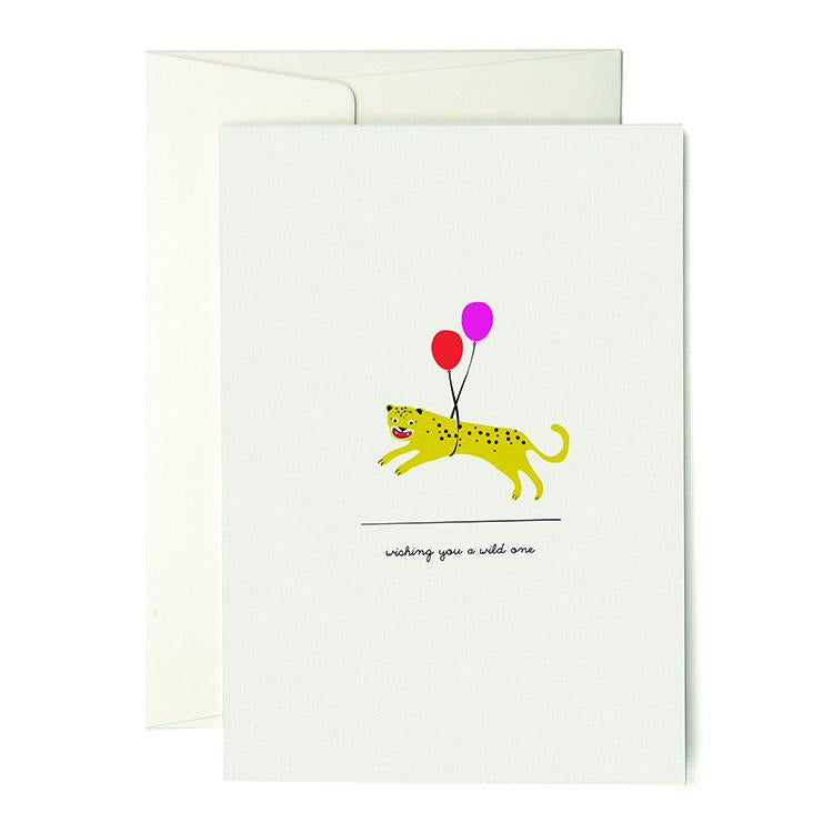 Pleased To Meet Leopard Grusskarte Flash Sale