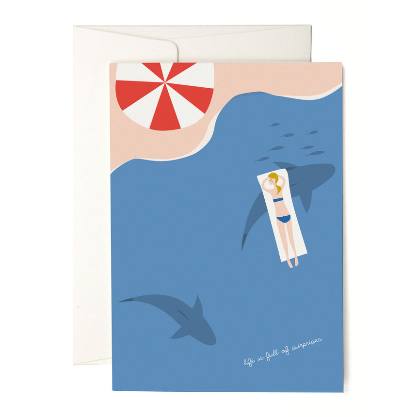 Pleased To Meet Great White Grusskarte Begrenztes Angebot