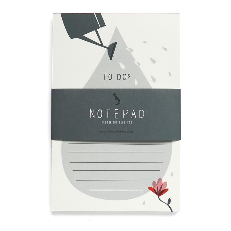 Pleased To Meet Watering Can Notizblock A6 Lagerräumung