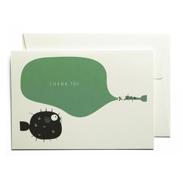 Pleased To Meet Thank You Blowfish Grusskarte Online Outlet