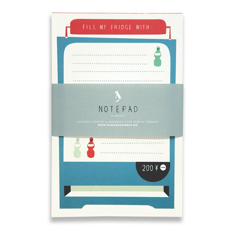 Pleased To Meet Fridge Notizblock A6 Große Rabatte
