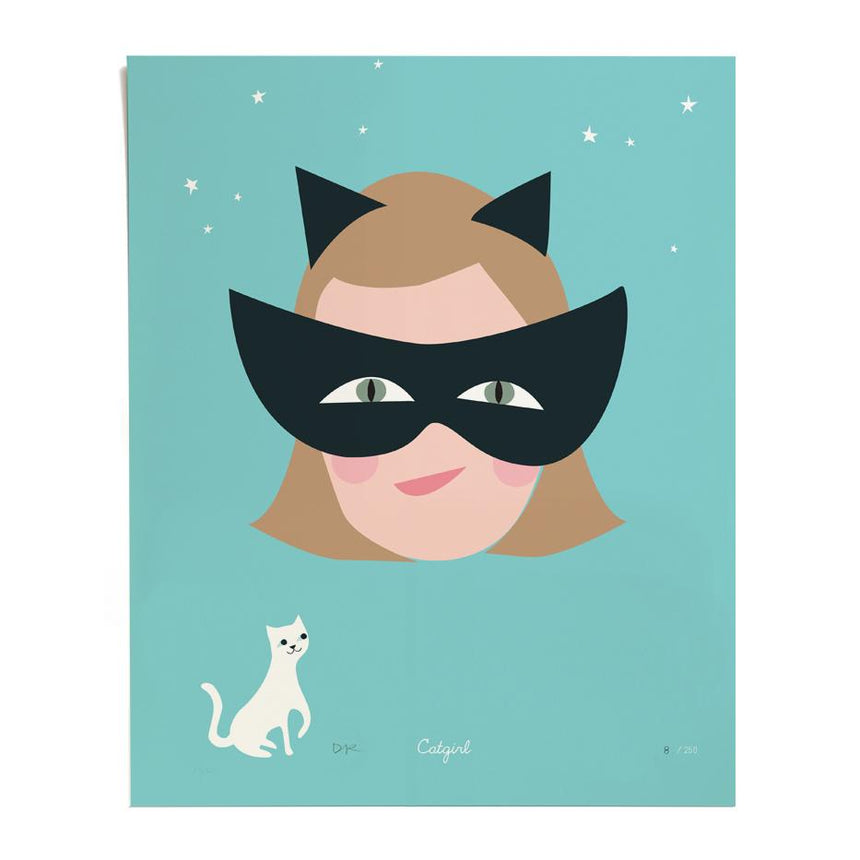 Pleased To Meet Cat Girl, Druck, ltd. 250 Bis zu 60% Rabatt
