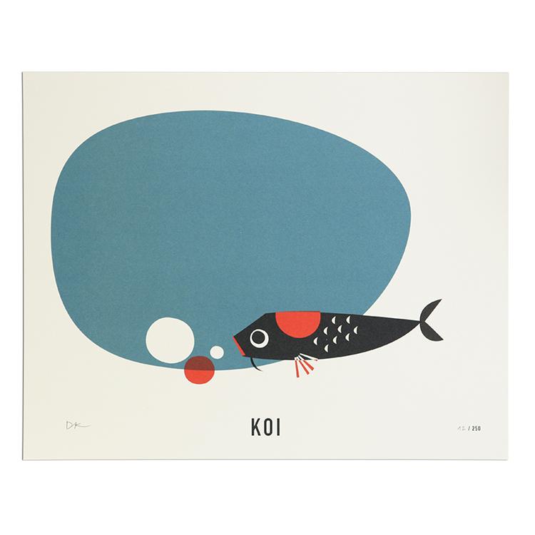 Pleased To Meet Koi, Druck, ltd. 250 Vierteljährliche Förderung