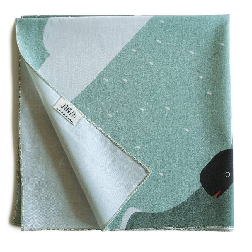 Pleased To Meet Life at Sea Tuch, olive Sonderangebote