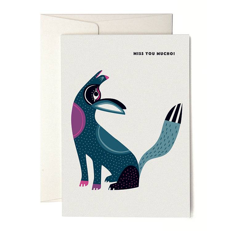 Pleased To Meet VIVA Coyote Grusskarte im Angebot