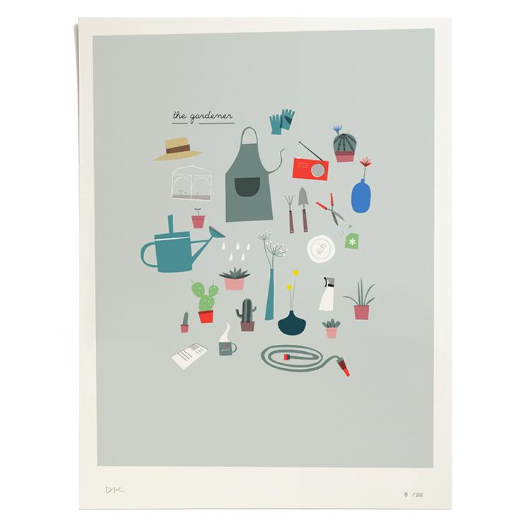 Pleased To Meet The Gardener, Druck, ltd. 250 Cyber Monday