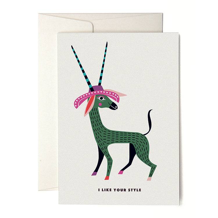 Pleased To Meet VIVA Antilope Grusskarte Online Outlet